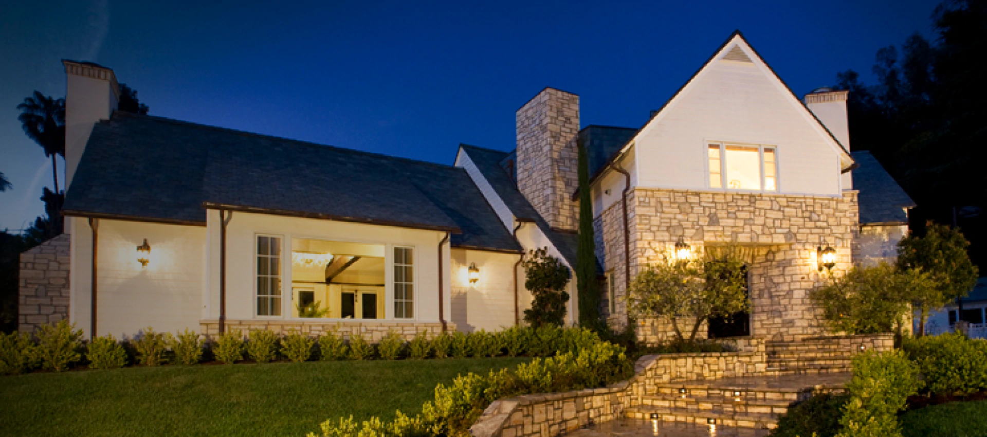 front view of a residential house